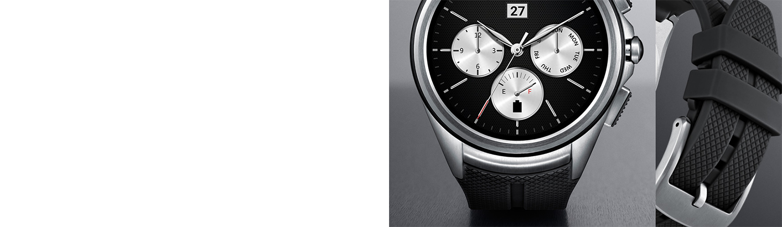 Kruhový P-OLED panel chytrých hodinke LG Watch Urbane 2. generace